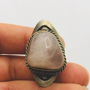 Unique ring with cute energy rock
